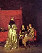 Gerard Ter Borch Paternal Advice oil painting artist